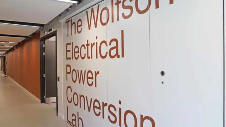 The Wolfson Electrical Power Conversion lab in the University of Edinburgh School of Engineering Engineering Forum