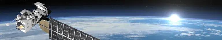 satellite over earth