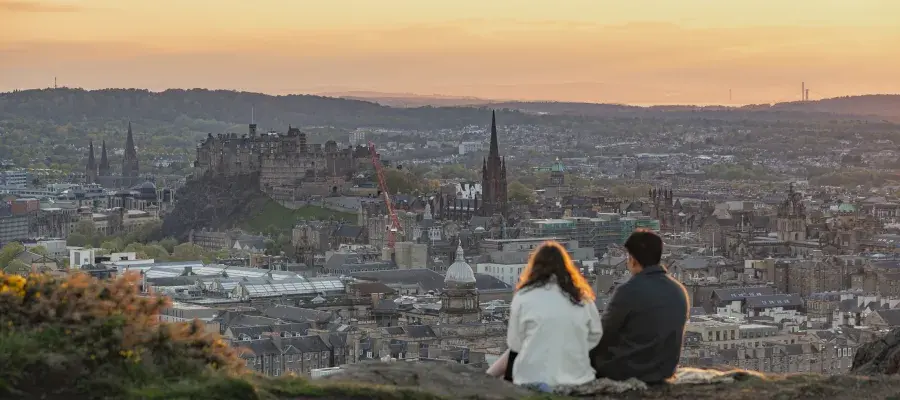 Salisbury Crags in Edinburgh 