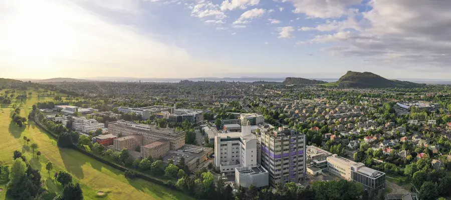 Aerial View of King's Buildings Campus