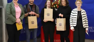 The Inclusion winners with their prizes