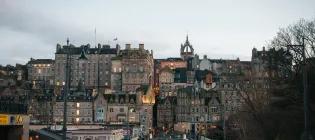 Edinburgh Waverley Bridge and Old Town