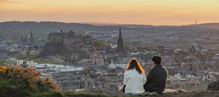 Salisbury Crags in Edinburgh 