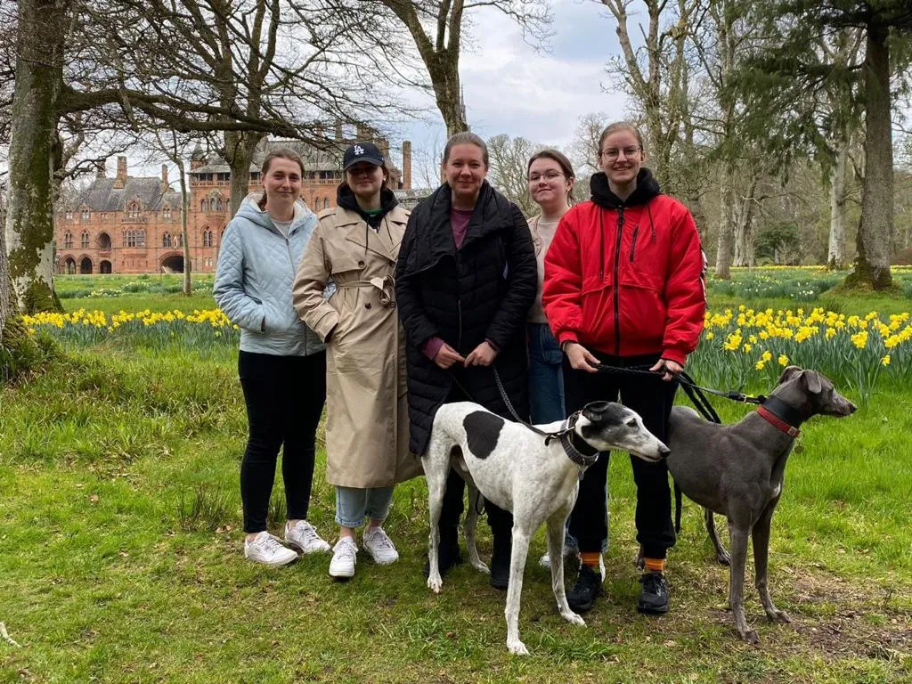 The KNU students took a trip to the Isle of Bute for Easter