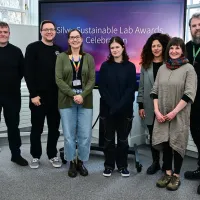 Technicians from the School of Engineering at the Sustainable Lab Awards celebration event in March 2026 