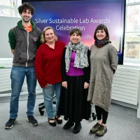 Technicians from the School of Geosciences at the Sustainable Lab Awards celebration event in March 2026 