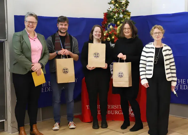 The Inclusion winners with their prizes