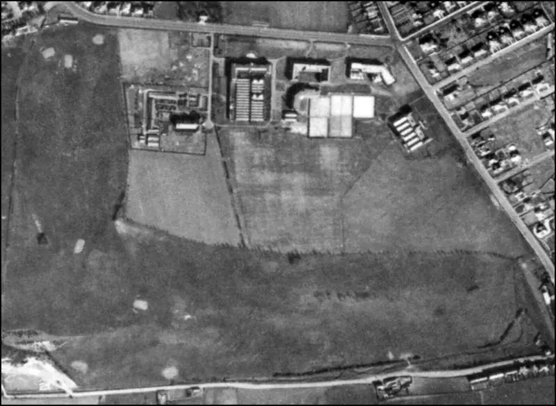 An aerial photograph of The King's Buildings campus in 1946