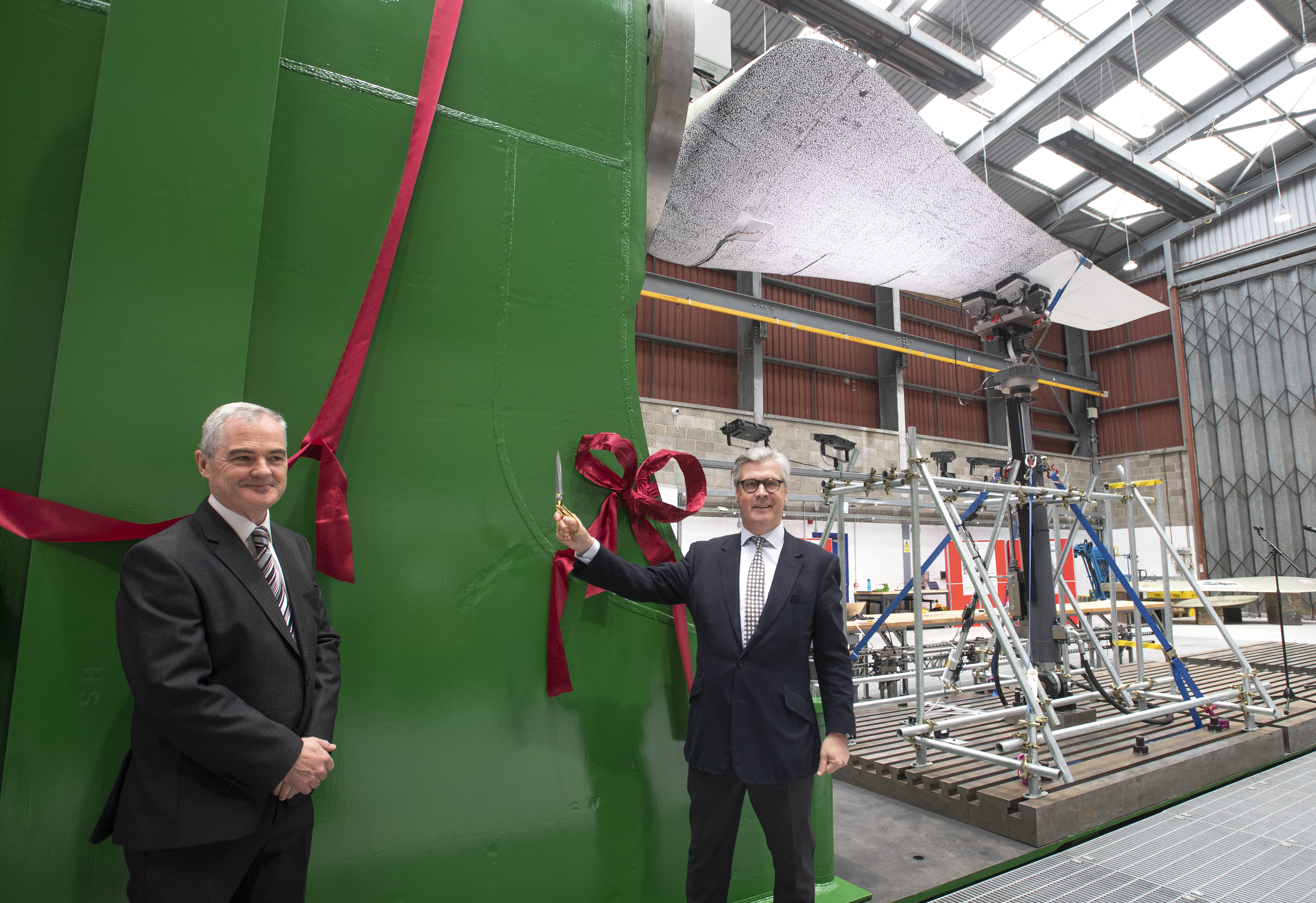 Image of ribbon cutting ceremony at FastBlade facility in Rosyth, Fife
