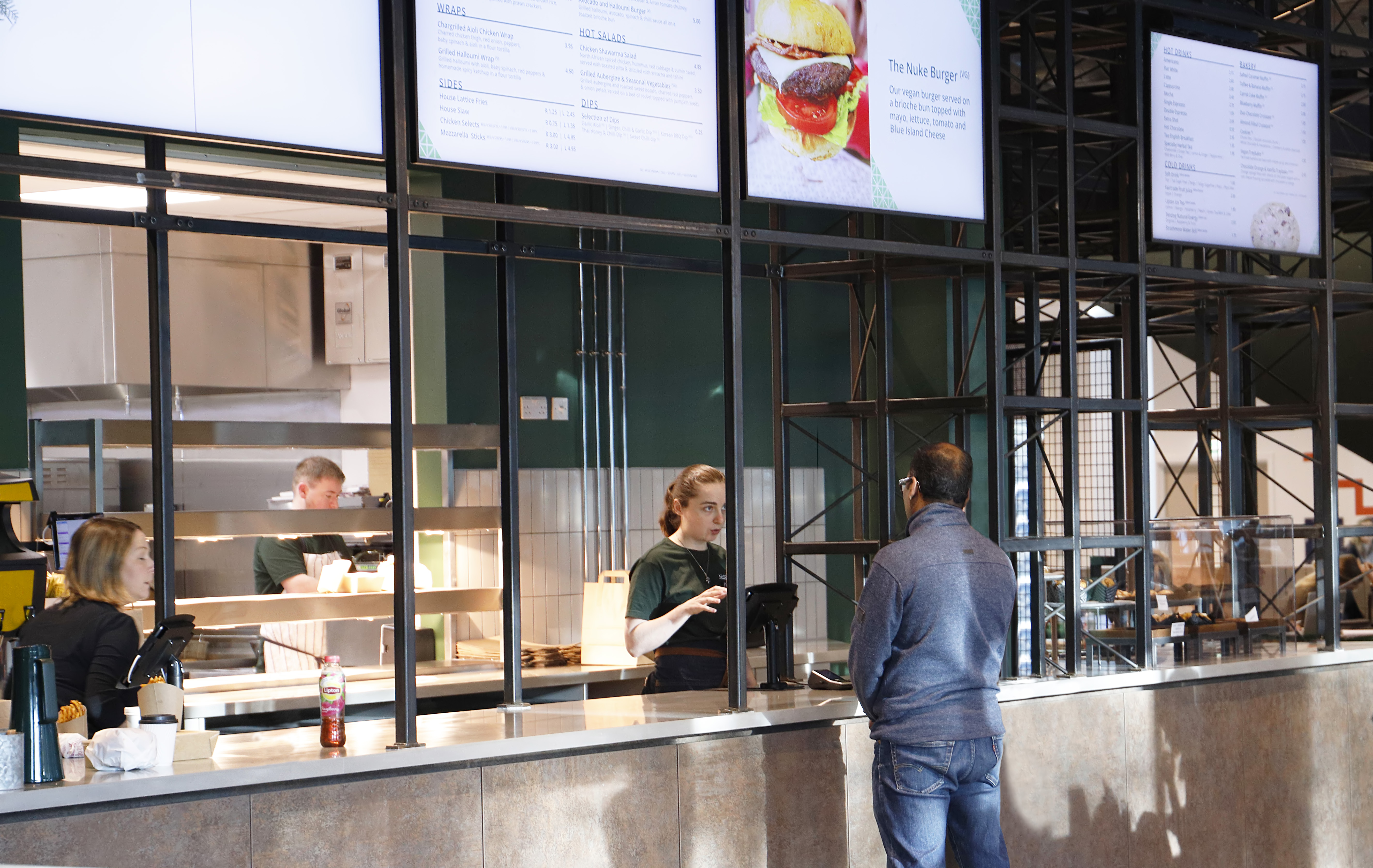 The Nucleus cafe - spot the difference with changes